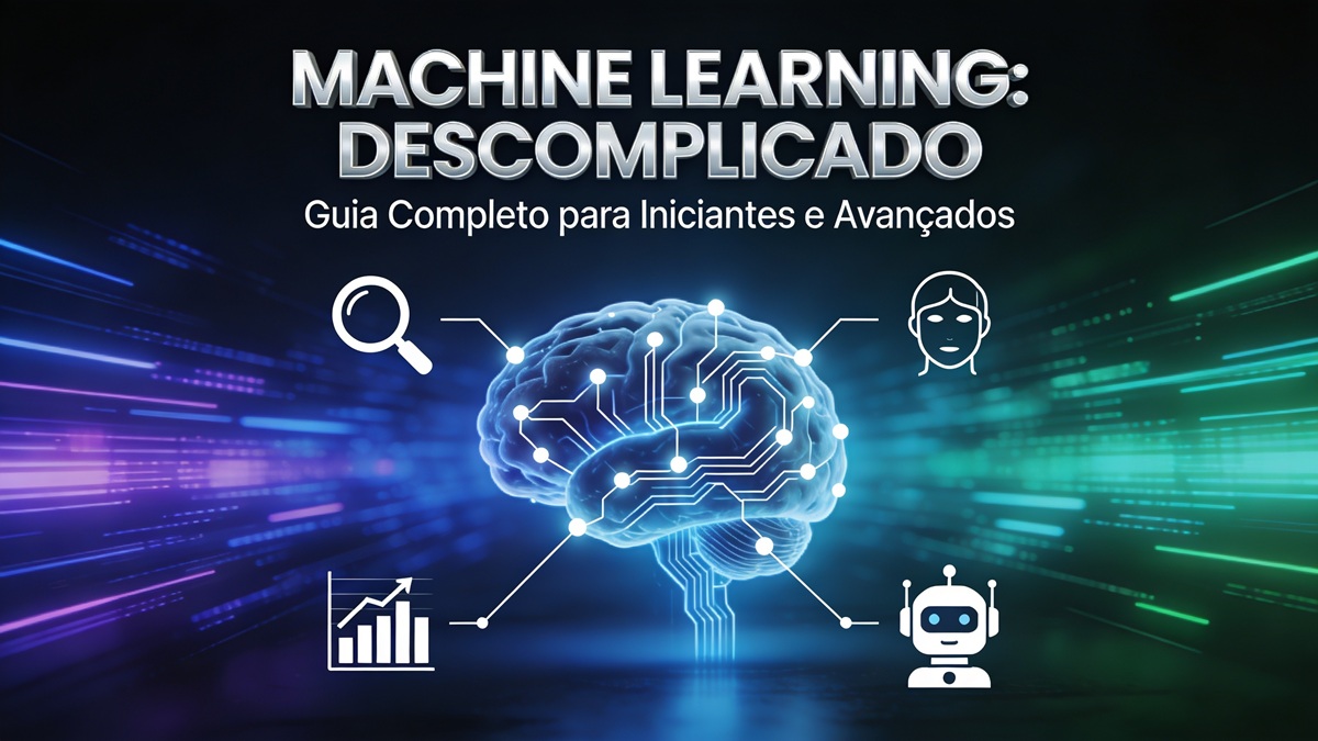 Capa do tutorial: Machine Learning Descomplicado